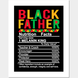 Juneteenth Dad Black Father Dope Black Dad King Father's Day Posters and Art